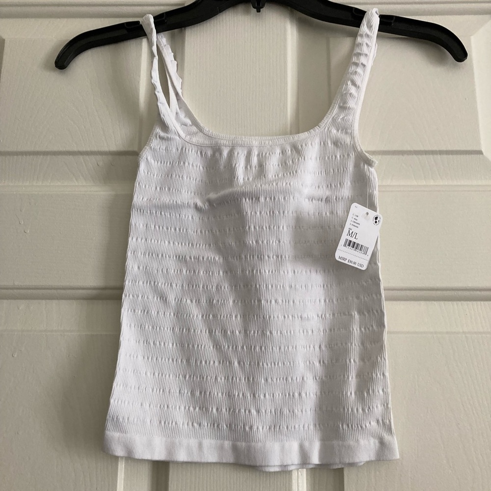 Free People Intimately White Stretchy Top